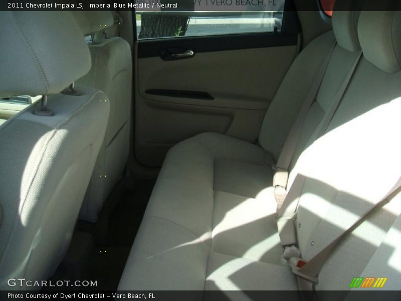 Imperial Blue Metallic / Neutral 2011 Chevrolet Impala LS