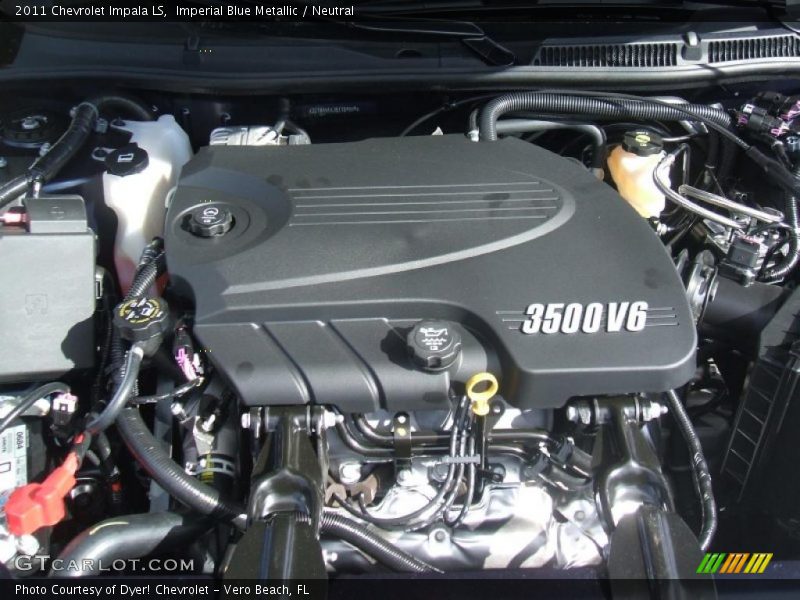 Imperial Blue Metallic / Neutral 2011 Chevrolet Impala LS