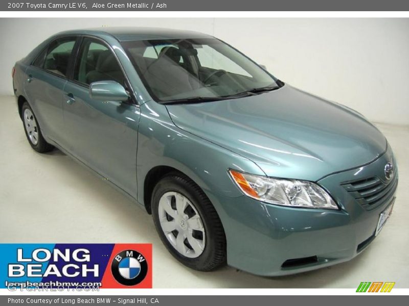 Aloe Green Metallic / Ash 2007 Toyota Camry LE V6