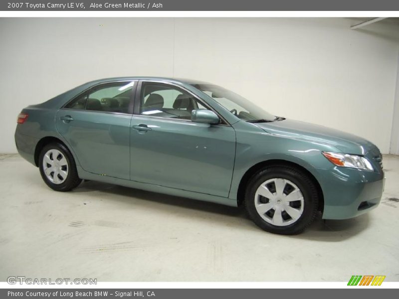 Aloe Green Metallic / Ash 2007 Toyota Camry LE V6