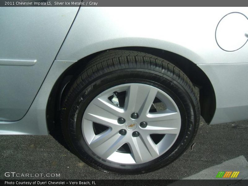 Silver Ice Metallic / Gray 2011 Chevrolet Impala LS