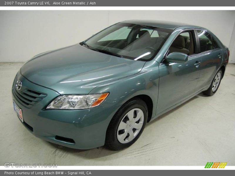 Aloe Green Metallic / Ash 2007 Toyota Camry LE V6