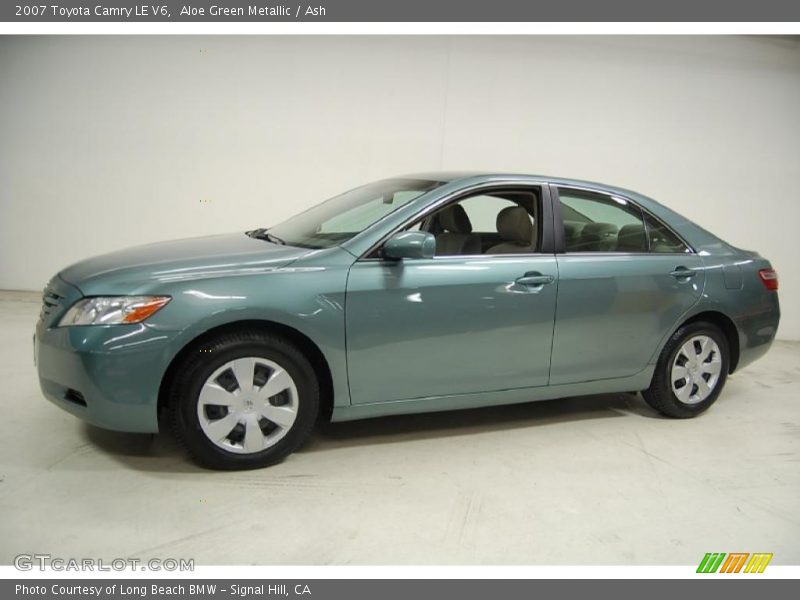 Aloe Green Metallic / Ash 2007 Toyota Camry LE V6