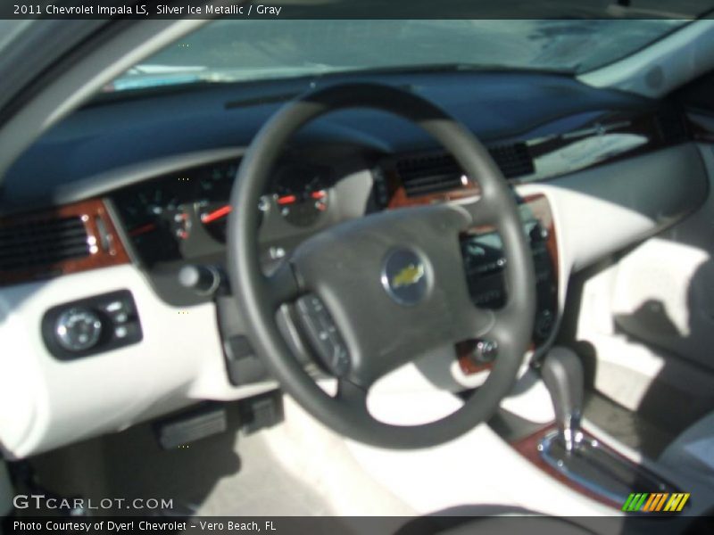 Silver Ice Metallic / Gray 2011 Chevrolet Impala LS