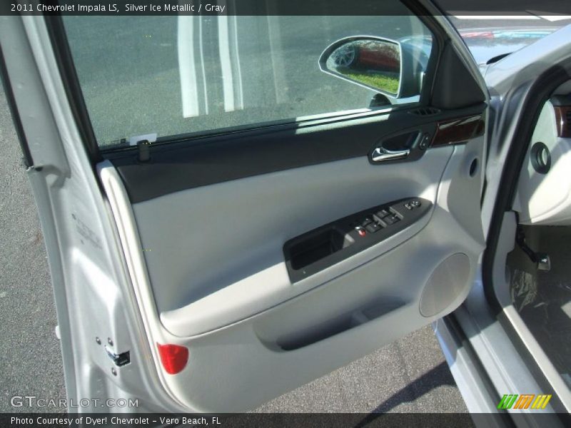 Silver Ice Metallic / Gray 2011 Chevrolet Impala LS