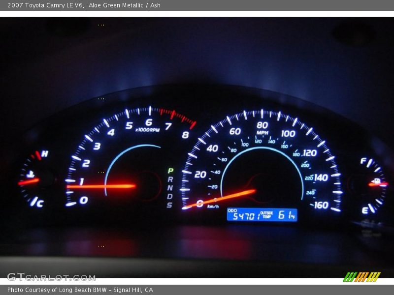 Aloe Green Metallic / Ash 2007 Toyota Camry LE V6