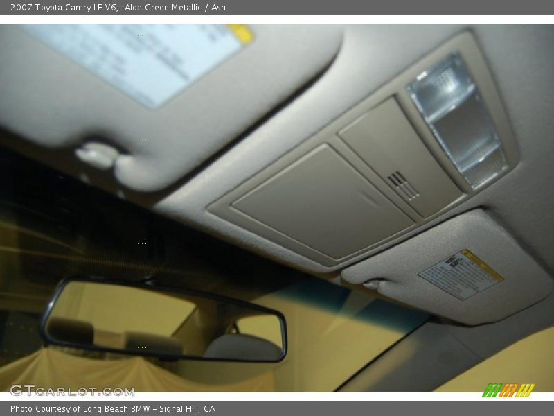 Aloe Green Metallic / Ash 2007 Toyota Camry LE V6