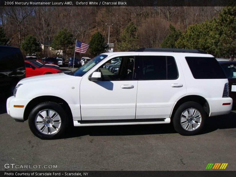 Oxford White / Charcoal Black 2006 Mercury Mountaineer Luxury AWD