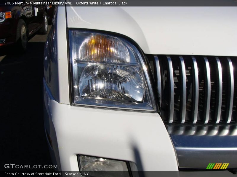 Oxford White / Charcoal Black 2006 Mercury Mountaineer Luxury AWD