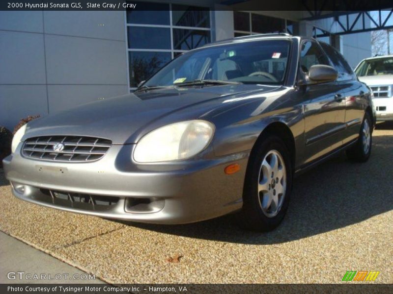 Slate Gray / Gray 2000 Hyundai Sonata GLS