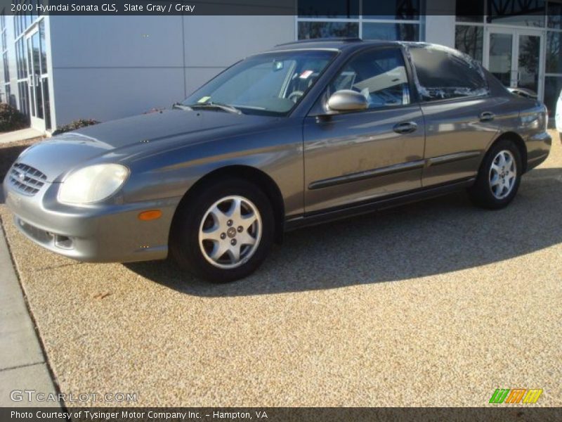 Slate Gray / Gray 2000 Hyundai Sonata GLS