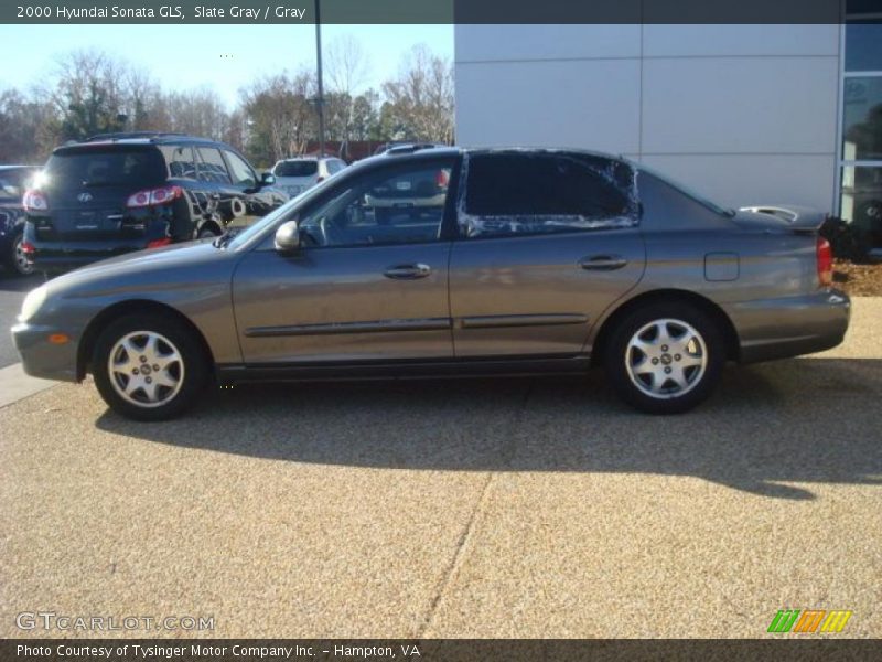 Slate Gray / Gray 2000 Hyundai Sonata GLS