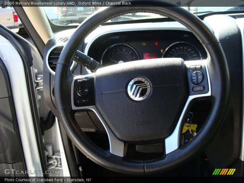 Oxford White / Charcoal Black 2006 Mercury Mountaineer Luxury AWD