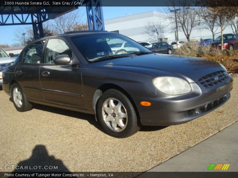 Slate Gray / Gray 2000 Hyundai Sonata GLS