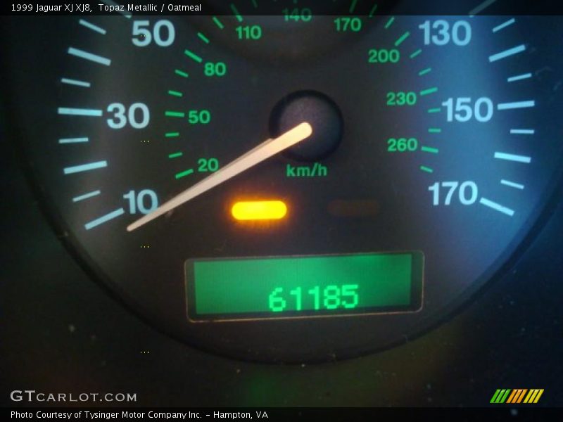Topaz Metallic / Oatmeal 1999 Jaguar XJ XJ8