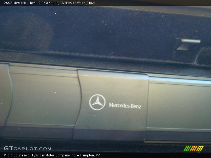 Alabaster White / Java 2002 Mercedes-Benz C 240 Sedan