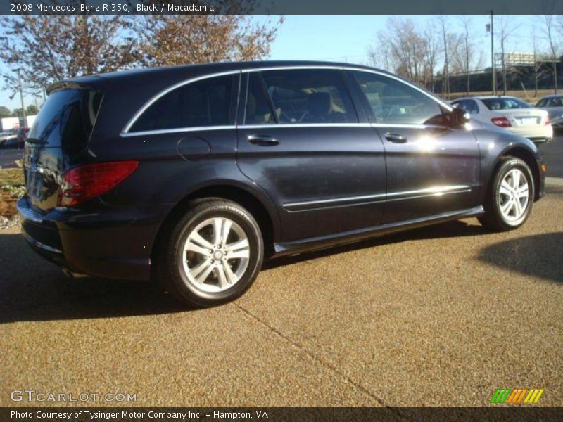 Black / Macadamia 2008 Mercedes-Benz R 350