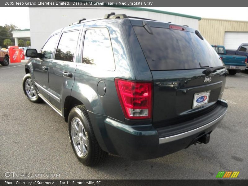 Deep Beryl Green Pearl / Medium Slate Gray 2005 Jeep Grand Cherokee Limited