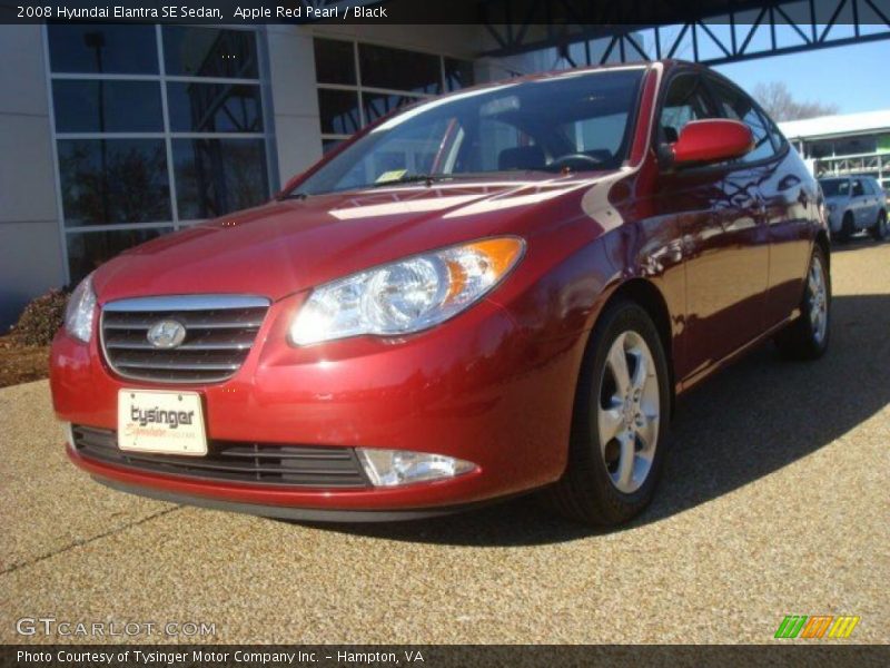 Front 3/4 View of 2008 Elantra SE Sedan