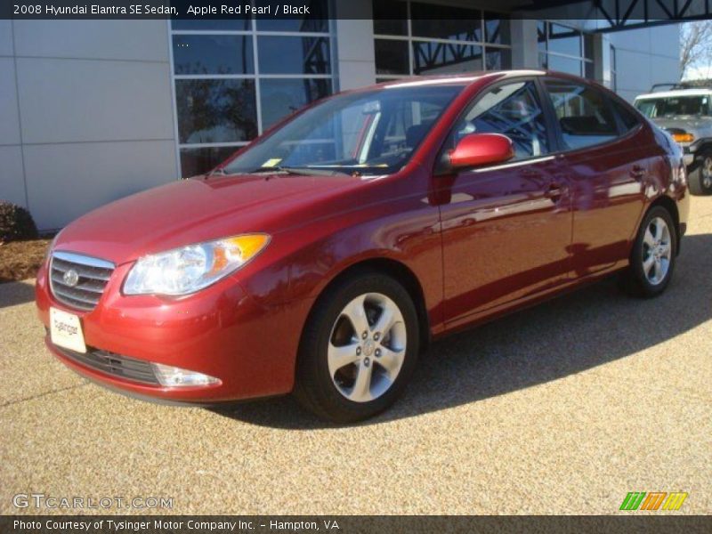  2008 Elantra SE Sedan Apple Red Pearl