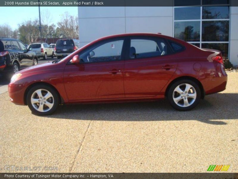  2008 Elantra SE Sedan Apple Red Pearl