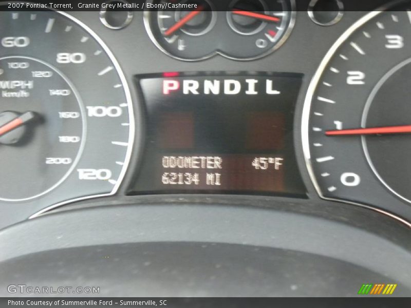 Granite Grey Metallic / Ebony/Cashmere 2007 Pontiac Torrent