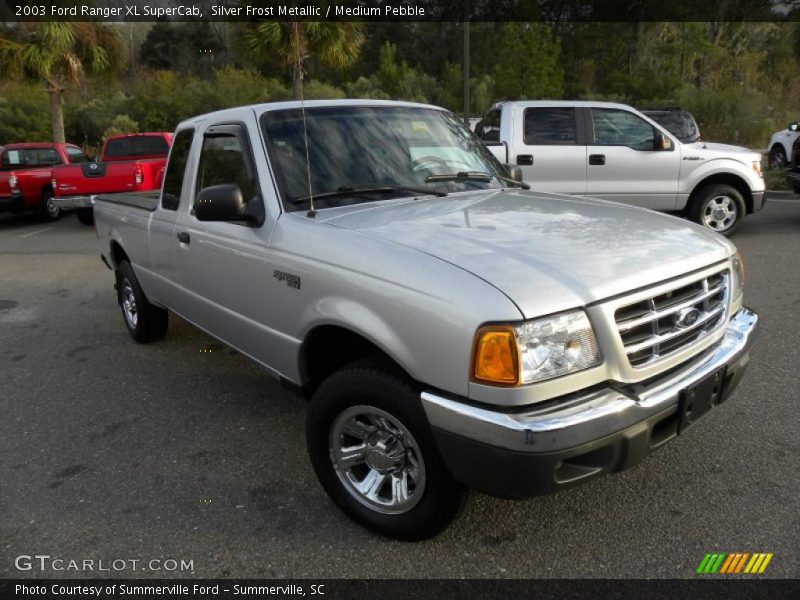Silver Frost Metallic / Medium Pebble 2003 Ford Ranger XL SuperCab