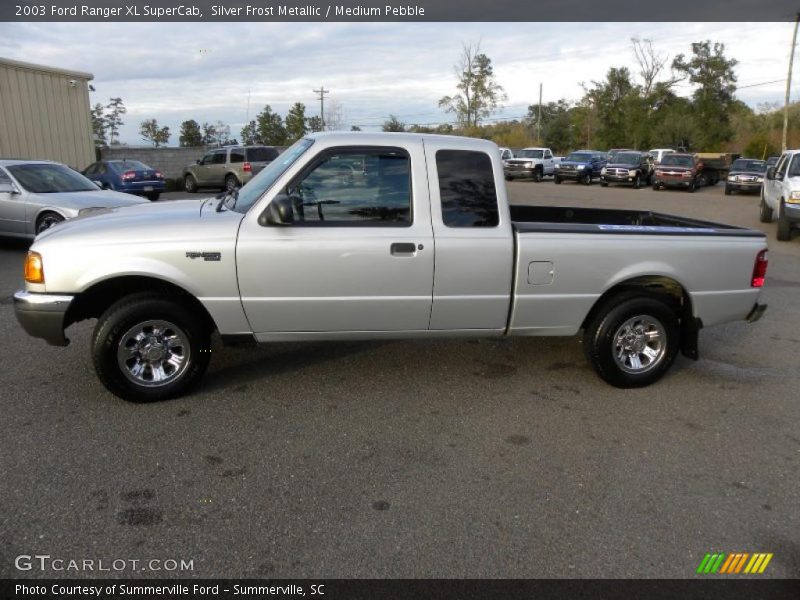 Silver Frost Metallic / Medium Pebble 2003 Ford Ranger XL SuperCab