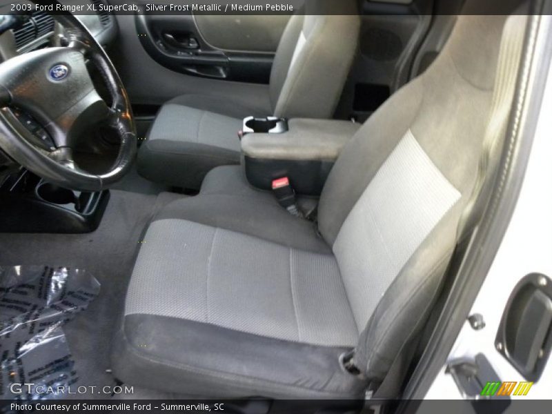 Silver Frost Metallic / Medium Pebble 2003 Ford Ranger XL SuperCab