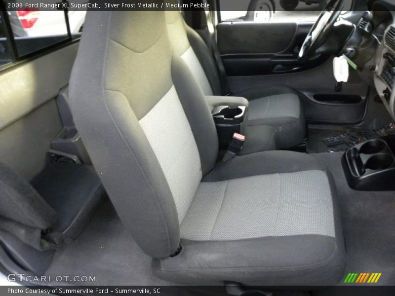 Silver Frost Metallic / Medium Pebble 2003 Ford Ranger XL SuperCab