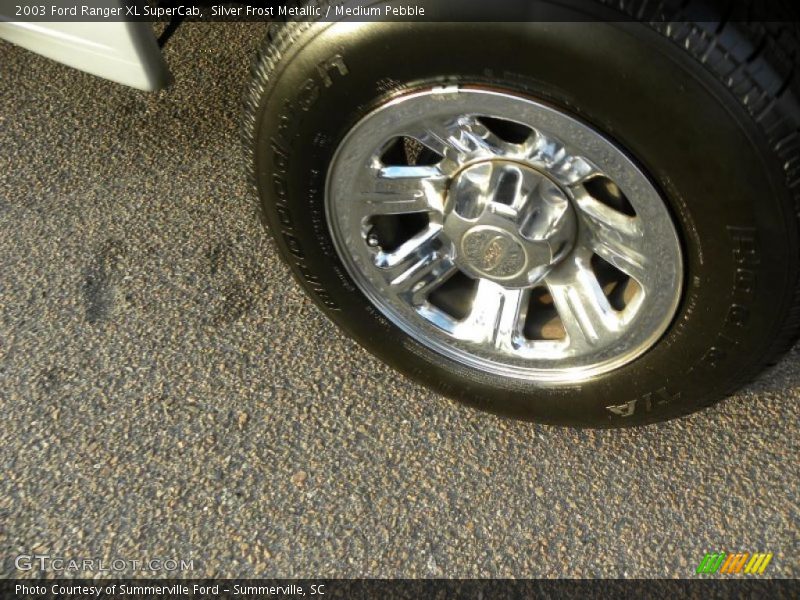 Silver Frost Metallic / Medium Pebble 2003 Ford Ranger XL SuperCab