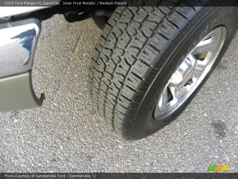 Silver Frost Metallic / Medium Pebble 2003 Ford Ranger XL SuperCab