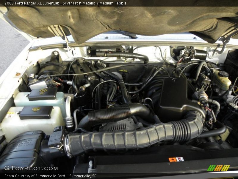Silver Frost Metallic / Medium Pebble 2003 Ford Ranger XL SuperCab