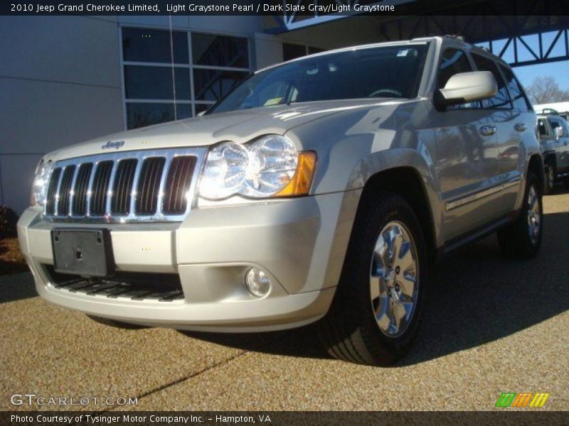 Light Graystone Pearl / Dark Slate Gray/Light Graystone 2010 Jeep Grand Cherokee Limited