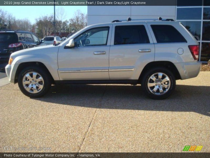 Light Graystone Pearl / Dark Slate Gray/Light Graystone 2010 Jeep Grand Cherokee Limited