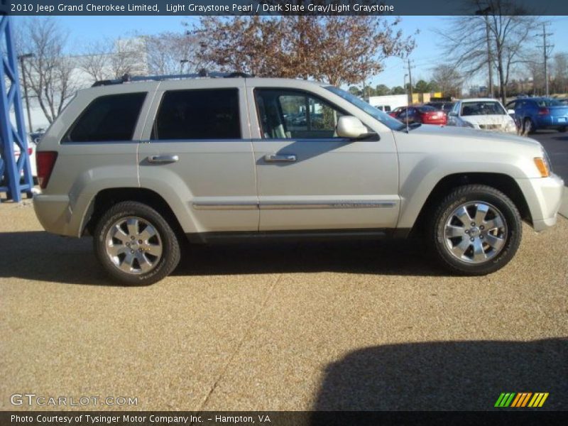 Light Graystone Pearl / Dark Slate Gray/Light Graystone 2010 Jeep Grand Cherokee Limited