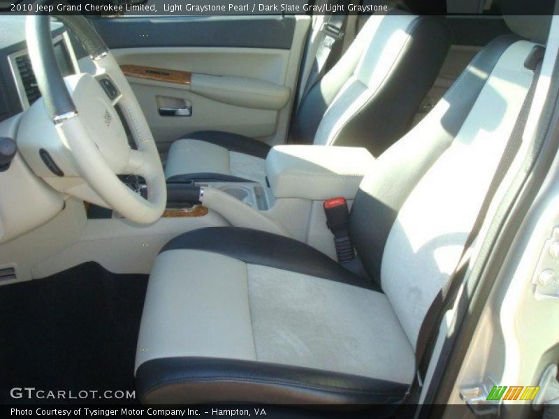 Light Graystone Pearl / Dark Slate Gray/Light Graystone 2010 Jeep Grand Cherokee Limited