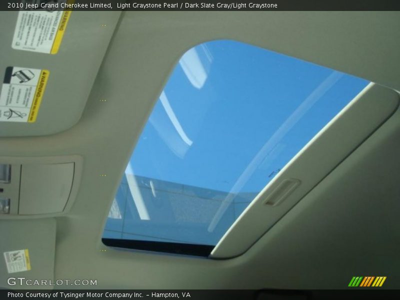 Light Graystone Pearl / Dark Slate Gray/Light Graystone 2010 Jeep Grand Cherokee Limited