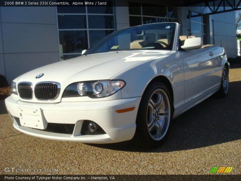 Alpine White / Sand 2006 BMW 3 Series 330i Convertible