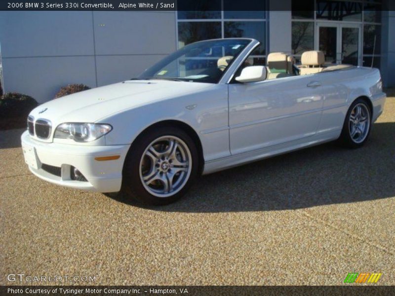 Alpine White / Sand 2006 BMW 3 Series 330i Convertible