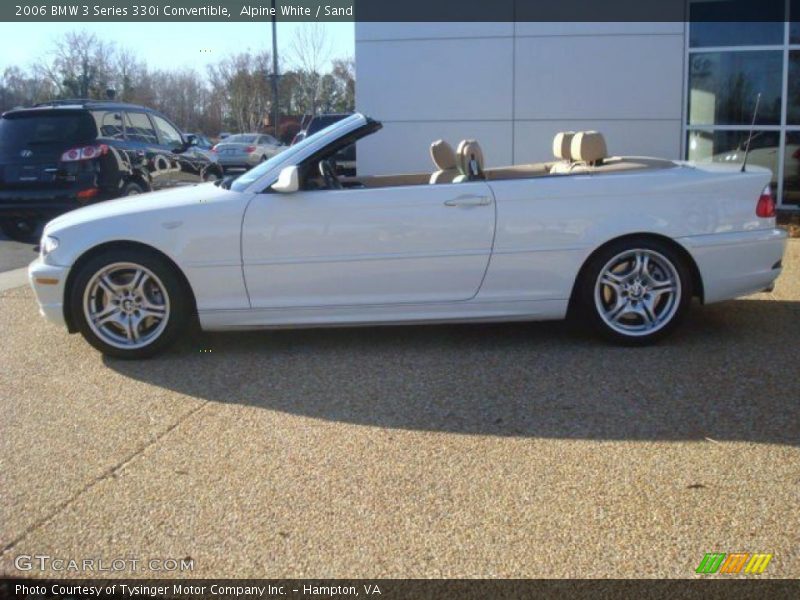 Alpine White / Sand 2006 BMW 3 Series 330i Convertible