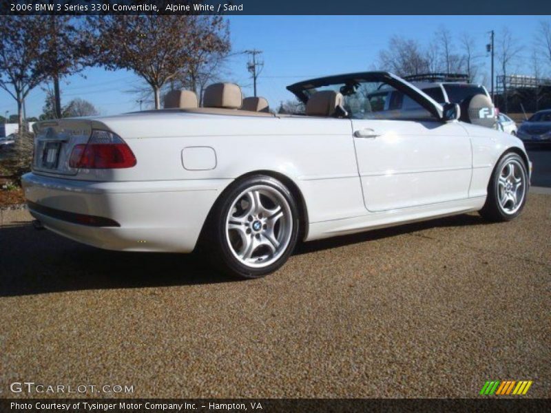 Alpine White / Sand 2006 BMW 3 Series 330i Convertible