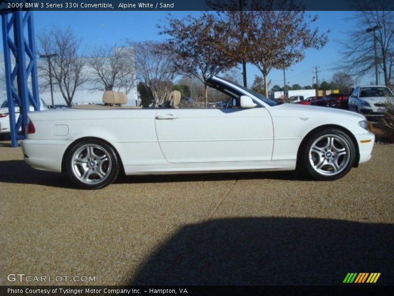 Alpine White / Sand 2006 BMW 3 Series 330i Convertible