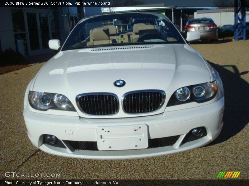 Alpine White / Sand 2006 BMW 3 Series 330i Convertible