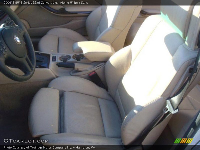Alpine White / Sand 2006 BMW 3 Series 330i Convertible