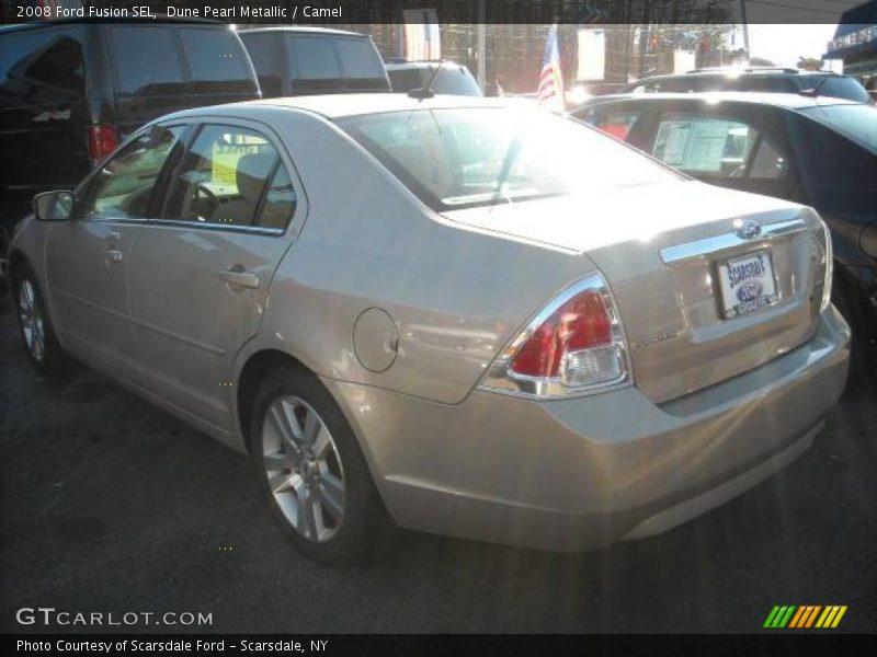 Dune Pearl Metallic / Camel 2008 Ford Fusion SEL