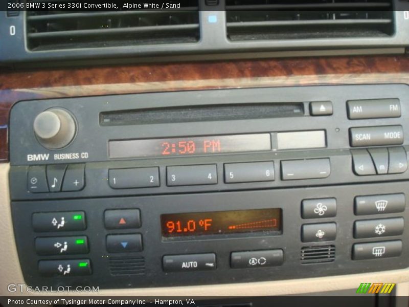 Alpine White / Sand 2006 BMW 3 Series 330i Convertible