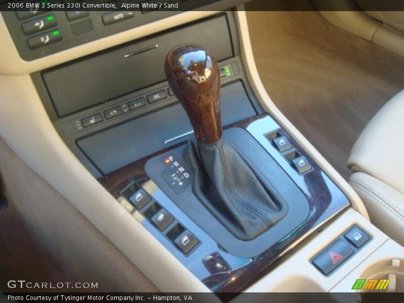 Alpine White / Sand 2006 BMW 3 Series 330i Convertible
