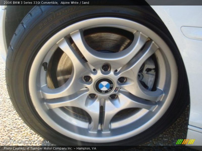 Alpine White / Sand 2006 BMW 3 Series 330i Convertible