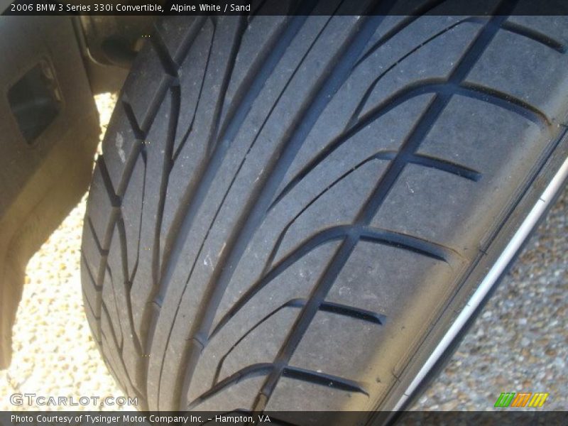 Alpine White / Sand 2006 BMW 3 Series 330i Convertible